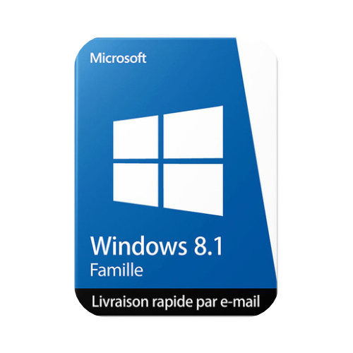 Microsoft Windows 8.1 Professionnel 32/64 Bit (5 PC) - INOVA Software