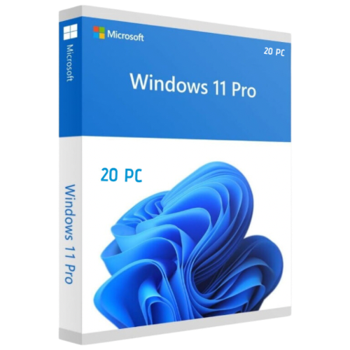 Microsoft Windows 11 Professionnel 32/64 bits  MAK KEY ( 20 PC ) - INOVA Software