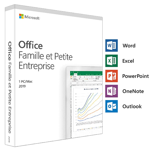 Microsoft Office 2019 Famille et Petite Entreprise ( MAC )