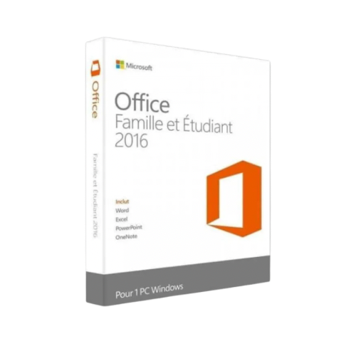 Microsoft Office 2016 Famille et Etudiant - INOVA Software