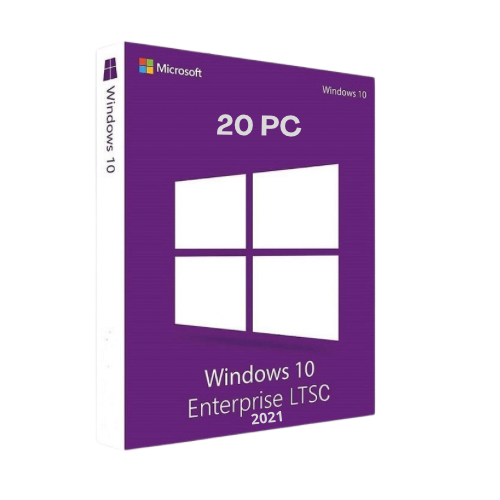 Microsoft Windows 10 Enterprise LTSC 2021 32/64 Bit (20 PC) - INOVA Software